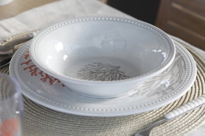 Set 6 Suppenteller MARE CORAL
