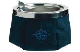 Blauer Aschenbecher WINDPROOF