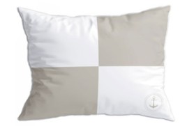 2 Kissen "Flags 2" beige