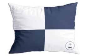 2 Kissen "Flags 2" blauen