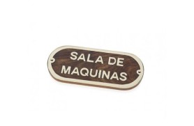 Plakette "SALA DE MAQUINAS"