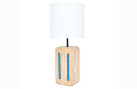 Holzlampe