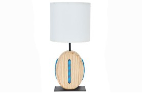 Holzlampe