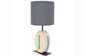 Holzlampe