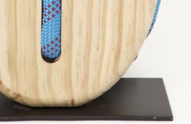 Holzlampe