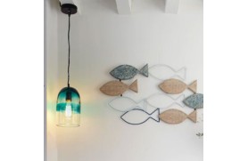 Glas Deckenlampe