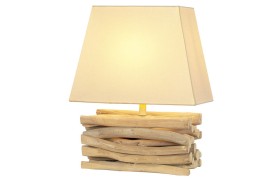 Lampe aus Meeresholz